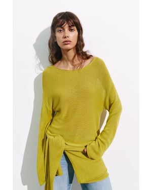 Pull&Bear Pull Rustique - Jaune