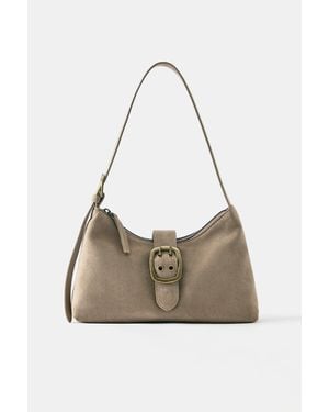 Pull&Bear Borsa A Spalla Con Fibbia - Bianco