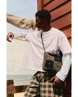 Pull&Bear Borsa A Tracolla Crochet - Nero