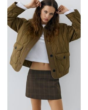 Pull&Bear Mini Jupe-Culotte - Vert