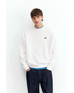 Pull&Bear Boxy Stwd-Sweater - Wit