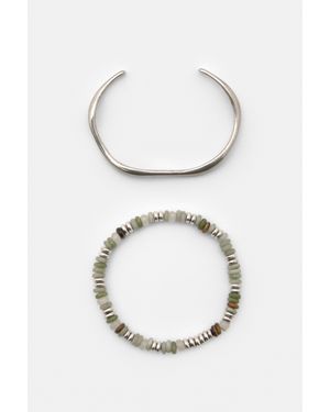 Pull&Bear Confezione Da 2 Bracciali - Bianco