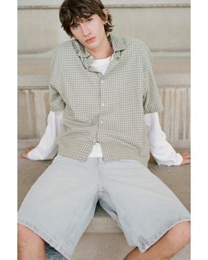 Pull&Bear Bermuda Skater - Grigio