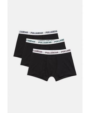 Pull&Bear Lot De 3 Boxers - Noir