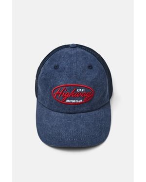 Pull&Bear Cappello Trucker - Blu