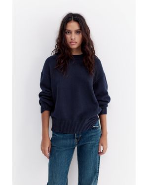 Pull&Bear Maglia Oversize - Blu