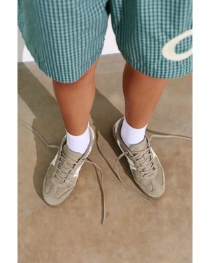 Pull&Bear Retro Sneakers Met Veters - Bruin