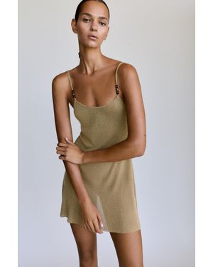 Pull&Bear Vestito Corto - Multicolore