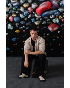 Pull&Bear Sneakers Often Tabi En Cuir - Noir