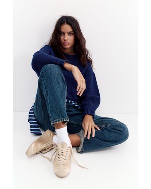 Pull&Bear Stoffen Sneakers - Blauw
