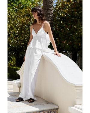 Pull&Bear Pantaloni Morbidi - Bianco