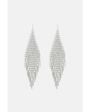 Pull&Bear Orecchini A Catena - Bianco