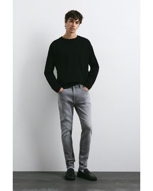 Pull&Bear Skinny Fit Jeans - Zwart