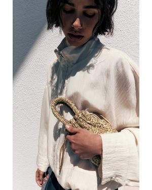 Pull&Bear Tas Met Kralen - Metallic
