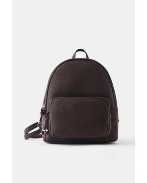 Pull&Bear Zaino Gommato - Nero