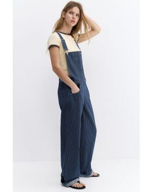 Pull&Bear Salopette Lunga - Blu
