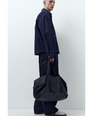 Pull&Bear Borsa Da Viaggio Gommata - Nero