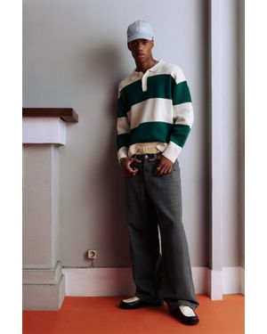 Pull&Bear Pantalon Baggy - Noir