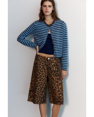 Pull&Bear Cardigan Basique - Bleu