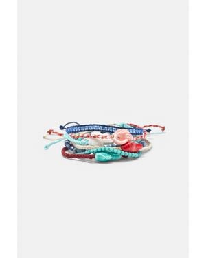 Pull&Bear 7-Pack Armbanden Met Vissen - Blauw