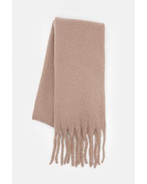 Pull&Bear Maxi Mohair-Look Sjaal - Naturel
