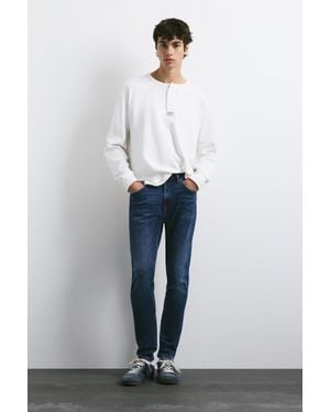 Pull&Bear Skinny Fit Jeans - Grijs