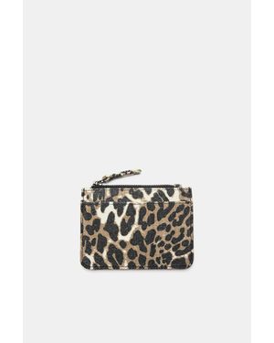 Pull&Bear Portatessere Leopardato - Nero