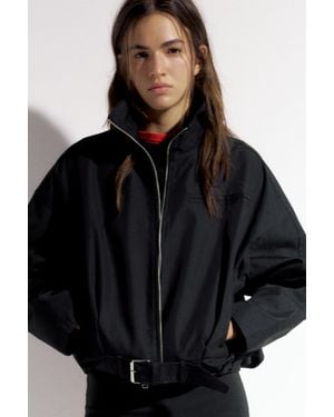 Pull&Bear Balloon Bomberjack - Zwart