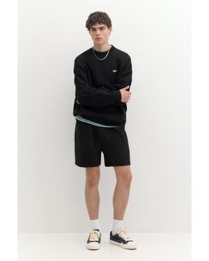 Pull&Bear Bermuda Jogger Stwd - Nero