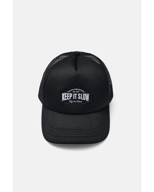 Pull&Bear Cappellino Trucker Con Grafica - Nero