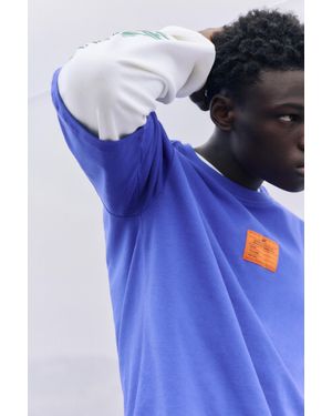 Pull&Bear T-Shirt Stwd Con Etichetta - Blu