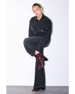 Pull&Bear Stivaletti Con Tacco - Blu