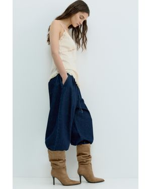 Pull&Bear Stivali Alti Con Tacco Arricciato - Multicolore