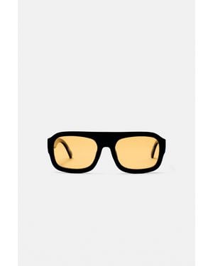 Pull&Bear Lunettes De Soleil Carrées - Noir