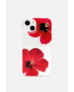 Pull&Bear Cover Iphone Fiore Di Ibisco - Rosso