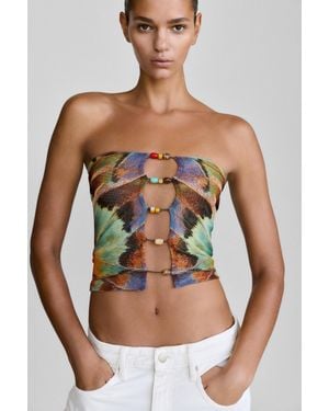 Pull&Bear Top Multiposition - Vert