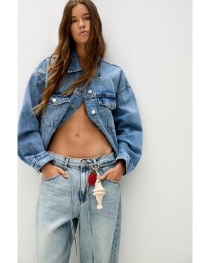 Pull&Bear Charm Fragola Con Perline - Blu