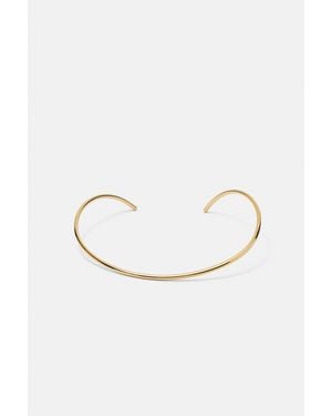 Pull&Bear Collana Choker Metallizzato - Bianco