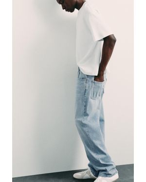 Pull&Bear Baggy Jeans - Blauw