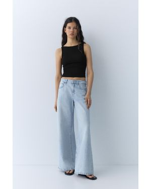 Pull&Bear Pack Van 3 Tanktops - Blauw