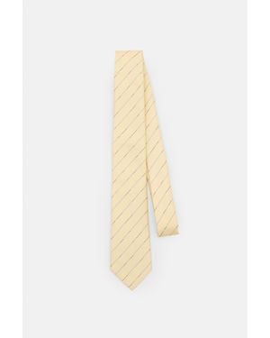 Pull&Bear Gestreepte Stropdas - Wit
