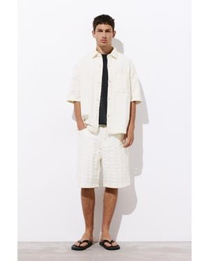 Pull&Bear Bermuda - Bianco