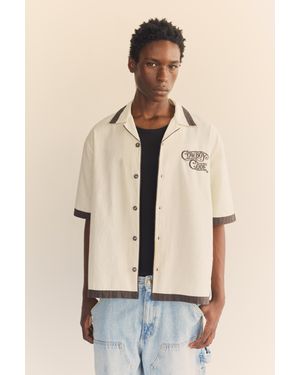 Pull&Bear Camicia A Maniche Corte Cowboy Code - Neutro