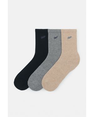 Pull&Bear Pacco 3 Paia Calzini Stwd - Multicolore