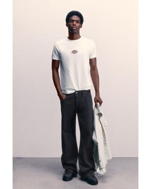 Pull&Bear Dickies T-Shirt Met Korte Mouw - Wit