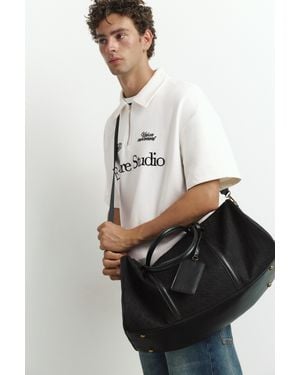 Pull&Bear Borsello Bowling Inciso Con Charm - Nero