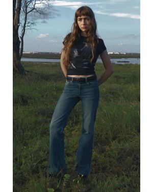 Pull&Bear Maglietta Camarón Con Foto - Verde