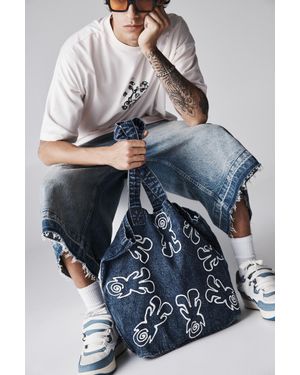 Pull&Bear Borsa Shopper Bráulio Amado - Blu