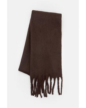 Pull&Bear Maxi Mohair-Look Sjaal - Bruin