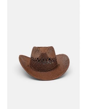 Pull&Bear Cappello Cowboy - Marrone